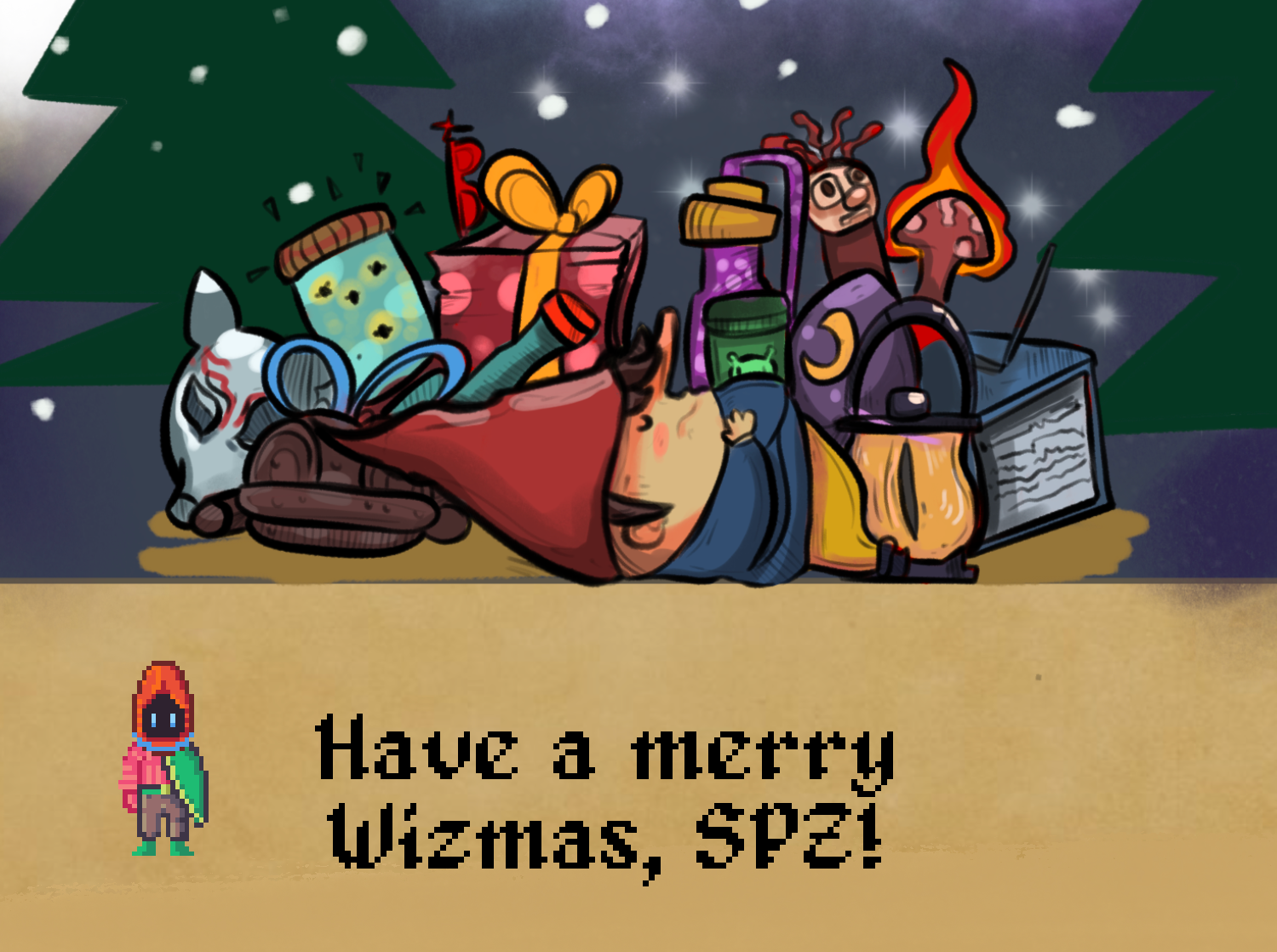 Wizzmas Card #5